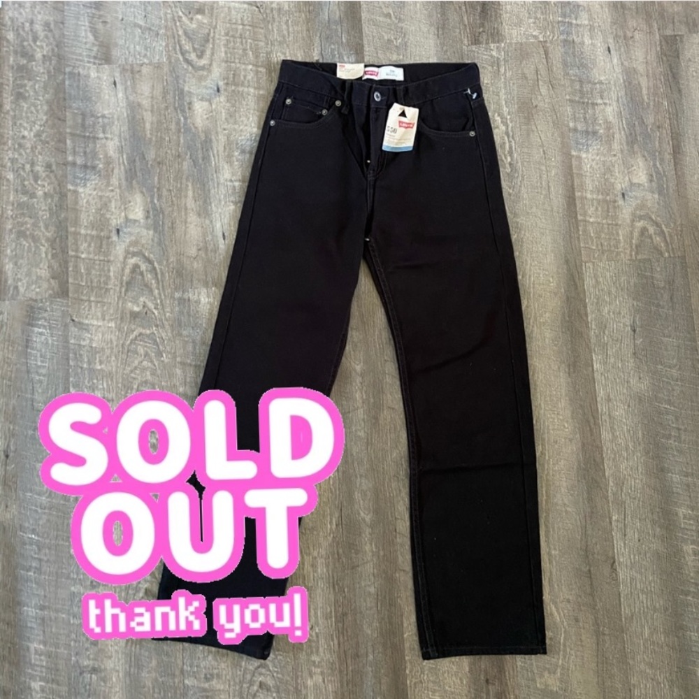 Levi black jeans